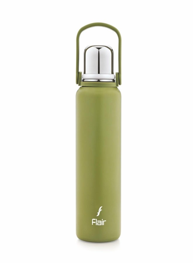 Flair Drip Thermosteel Vacuum Insulated Steel Bottle (1500 ml, Green) | Upto 24 Hours Hot and Cold | Leakproof, BPA-Free, Tough & Durable, Tea Flask, Coffee, Travel Bottle, Gym - Image 1